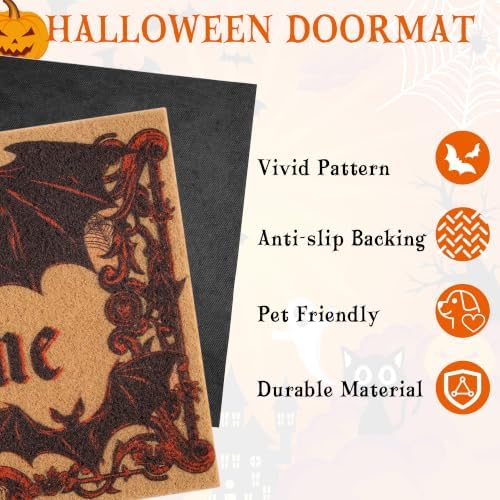 Halloween Door Mat, Gothic Unwelcome Doormat - Image 5