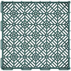 Pure Garden 6-Pack Polypropylene Interlocking Patio Deck Tiles - Image 4