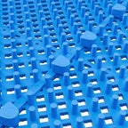 Jocoevol 60-Pcs Interlocking Tile, Indoor/Outdoor Drainage Interlocking Floor - Image 7