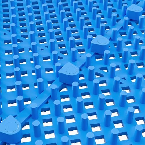 Jocoevol 60-Pcs Interlocking Tile, Indoor/Outdoor Drainage Interlocking Floor - Image 7
