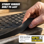 Rubber Stair Treads Outdoor 35" x 10" 5-Pack - Image 4