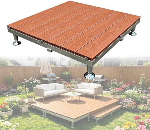 Adjustable Raised Deck Platform Modular Outdoor Decking by DUYULIANG