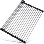 Tomorotec Roll Up Dish Drying Rack Over Sink, 304 Steel by Tomorotec