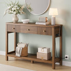 Decofy 47'' Fluted Console Table - Image 4