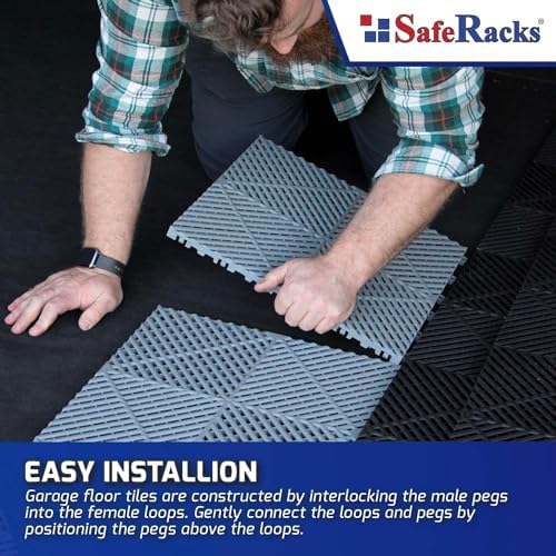 SafeRacks Vented Interlocking Garage Floor Tiles - Image 3
