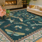 Insect Boho 7X9 Washable Living Room Rug - Image 3