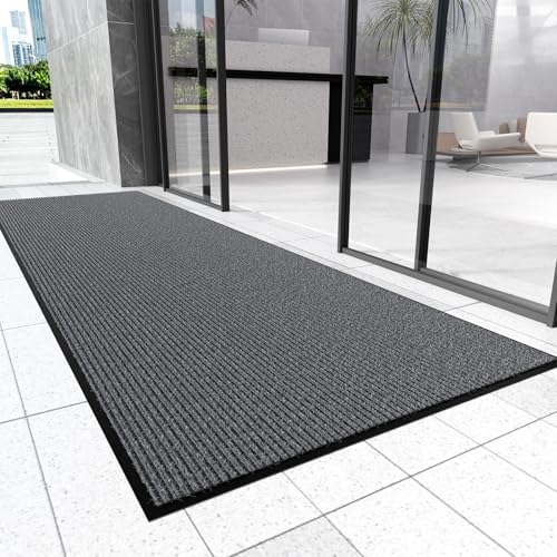 Front Door Mat, Heavy Duty Welcome Mat, Absorbent & Dirt Resistant, Non-Slip by EZ2LIVE