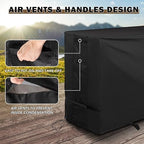 Patio Bar Table Set Cover for 55in Pub Height Bar Table & 2 Bar Stools - Image 4