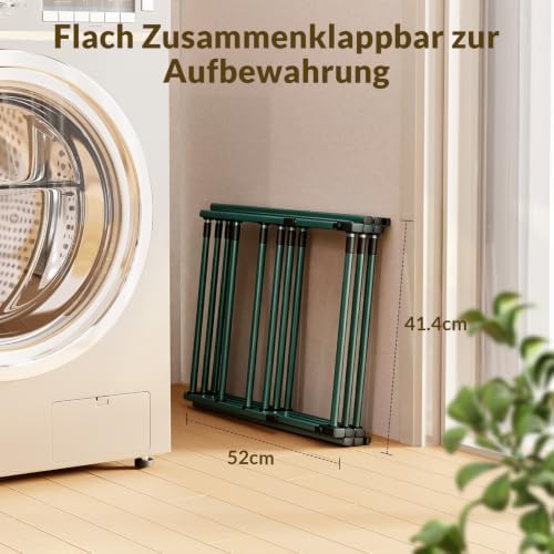 Clothes Drying Rack Collapsible, Heavy Duty Extendable Laundry Rack - Image 6