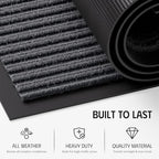 Front Door Mat, Heavy Duty Welcome Mat, Absorbent & Dirt Resistant, Non-Slip - Image 3