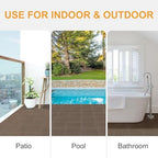 VINGLI Interlocking Deck Tiles, Anti-Slip Plastic Tiles - Image 3