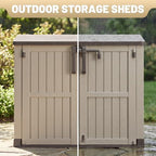 Horizontal Outdoor Storage Cabinet Box 36 Cu Ft - Image 3
