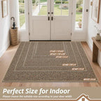 BEQHAUSE Dirt Trapper Door Mat 36" x 60", Non-Slip Washable Doormats - Image 2