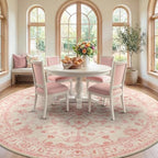 RELEANY Washable Area Rug, Round 8ft - Image 2