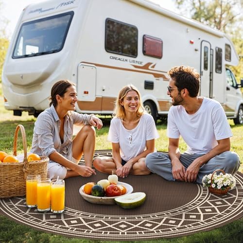 GENIMO Outdoor Rug, Waterproof Plastic Rugs - Image 5