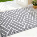 OLANLY Indoor Door Mat 36x24, Low-Profile Doormat, Light Grey by OLANLY