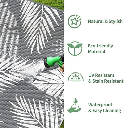 GENIMO Outdoor Rug, Waterproof Plastic Rugs 8'x16' - Image 5