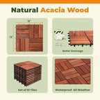 Jurax Interlocking Wood Deck Tiles - Image 2