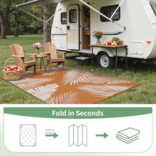 GENIMO Outdoor Rug, Waterproof Plastic - Image 7