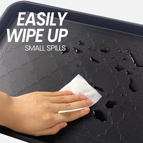 WATANIYA PET Boot Tray for Entryway Indoor, Heavy Duty Shoe Mat Tray 2 Packs - Image 5