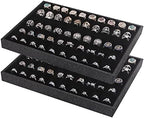 Julysky 2 PCS Stackable Ring Tray by Julysky