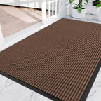 Amyracel Front Door Mat 4'x8', Heavy Duty Waterproof Indoor Outdoor Doormat by Amyracel