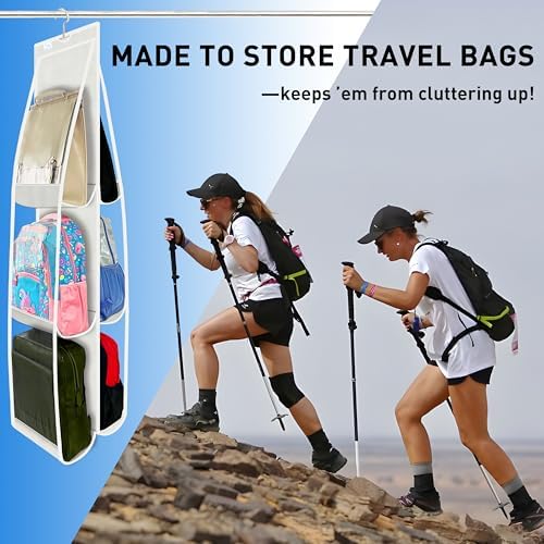 Purse Organizer for Closet, Heavy Duty Hanging Handbag Storage - Image 4