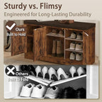 DINZI LVJ Shoe Storage Bench - Image 6