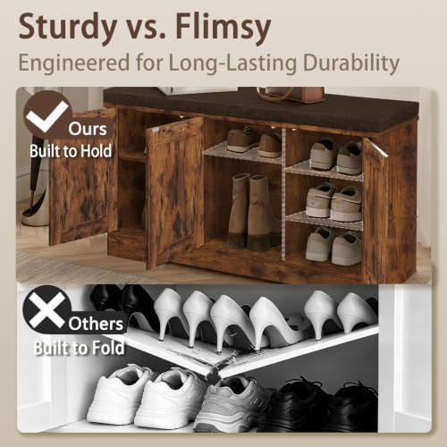 DINZI LVJ Shoe Storage Bench - Image 6