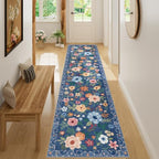 DUKINO 2x8 Runner Rug, Washable Runner Rug by DUKINO