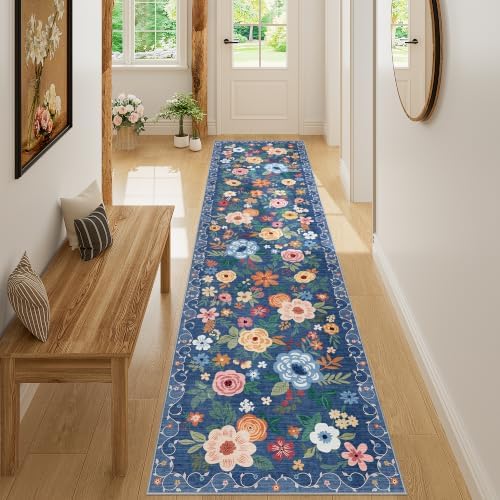 DUKINO 2x8 Runner Rug, Washable Runner Rug by DUKINO