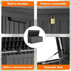 PatioZen 155 Gallon Deck Boxes Waterproof Storage Box - Image 3