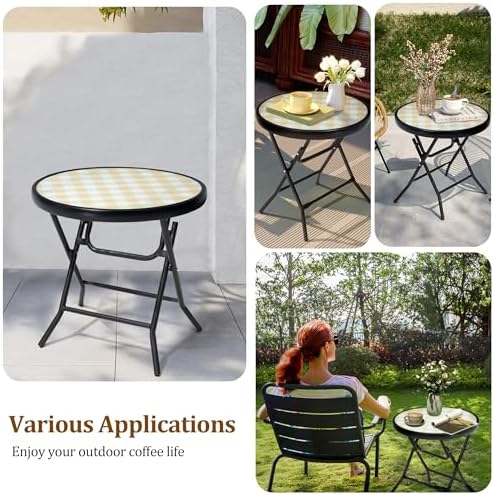 Outdoor Side Table, Small Patio End Table - Image 4