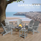 GARDENSTAR Outdoor Side Tables Adirondack, HDPE Small Table - Image 6
