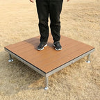 Patio Raised Deck Platform 84x84cm, Modular Floating Deck Kit by ESOYAWE