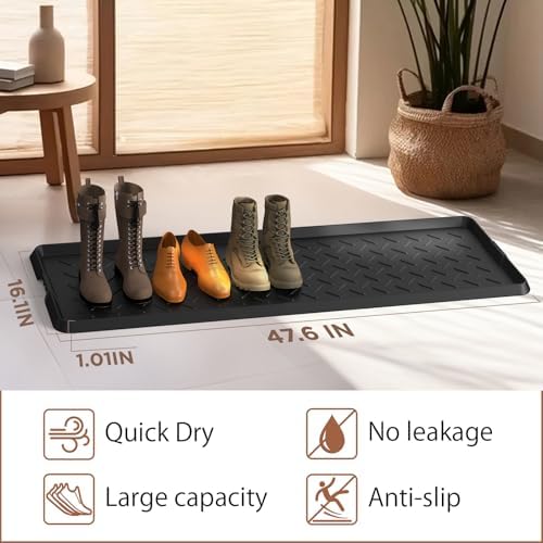 Extra Large Heavy Duty Boot Natural Rubber Shoe Mat - Image 2
