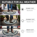 CHICHIC Front Door Mat 24"x36" Outdoors Heavy Duty Rubber Mat - Image 5