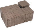 108 PCS Plastic Interlocking Deck Tiles by SkillMaid