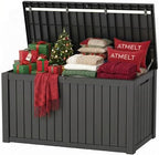 280 Gallon Outdoor Storage Box, Large Patio Deck Box, Tool Storage Bin by ATMELT
