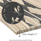 Fab Habitat Striped Non Slip Doormat - Image 6