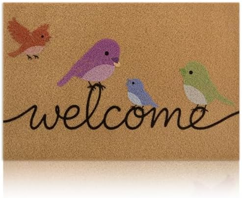 Yinhua Coir Door Mat 17"x30", Welcome Mat by yinhua