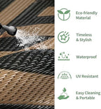 GENIMO Outdoor Rug, Waterproof Plastic Rugs - Image 5