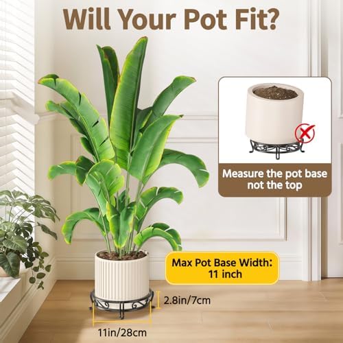 LASZOLA Plant Pot Stand Flower Holder - Image 2