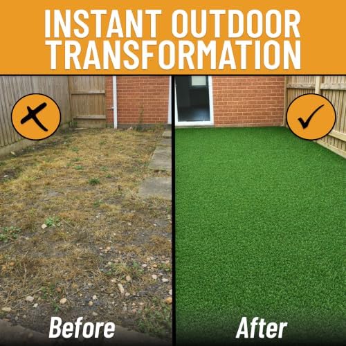 Ottomanson Artificial Grass Runner Lite 22" x 18' - Image 7