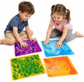 edusense 3D Liquid Motion Floor Tiles, 4 Tiles Set by Edusense