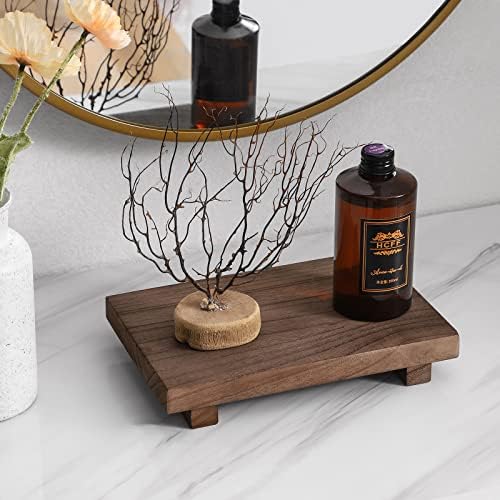 Wood Bathroom Tray Farmhouse Decor Kitchen Soap Holder - Image 3