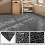 Plastic Interlocking Deck Tiles, 44 Pack | Waterproof, Indoor and Outdoor - Image 4