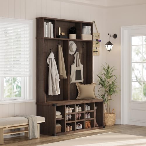 Takywep Extra Large 51" Entryway Hall Tree - Image 3