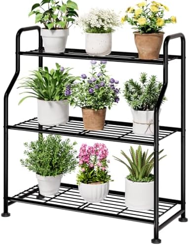 Kitsure Metal Plant Stand Indoor & Outdoor by Kitsure