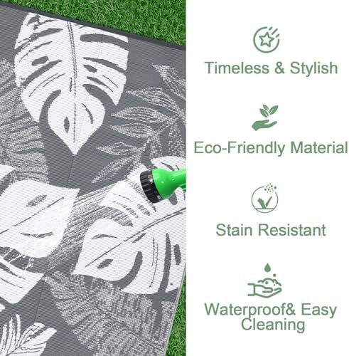 GlowSol Waterproof 9x18 Outdoor Rug - Image 5
